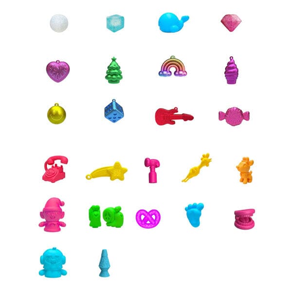 Børne Julekalender med 24 Stykker Fidget Legetøj og Squishies