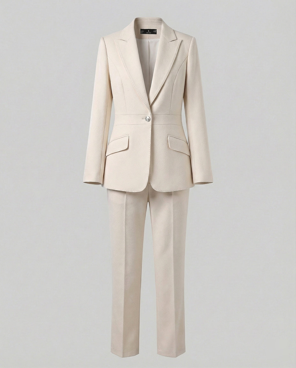 Dame Todelt Buksedragt med Enkeltradet Blazer