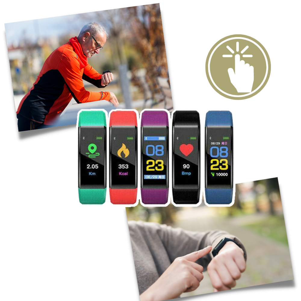 Smartwatch til Ældre med Klart Display og Enkel Betjening