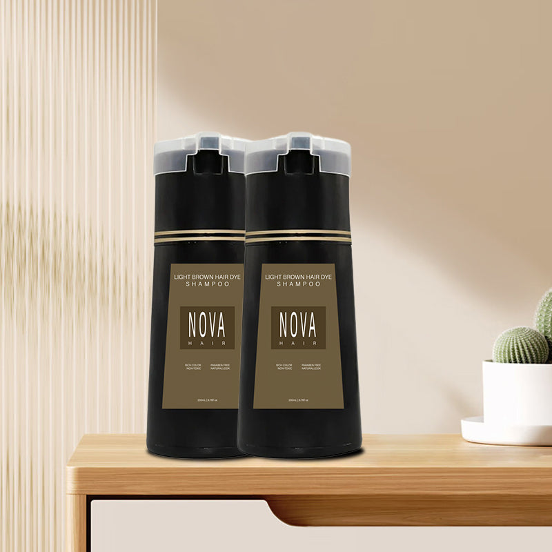 Øjeblikkelig Hårfarveshampoo der Dækker Gråt Hår på 10 Minutter