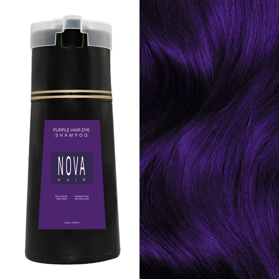 Øjeblikkelig Hårfarveshampoo der Dækker Gråt Hår på 10 Minutter