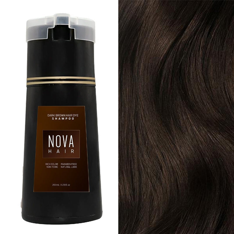Øjeblikkelig Hårfarveshampoo der Dækker Gråt Hår på 10 Minutter