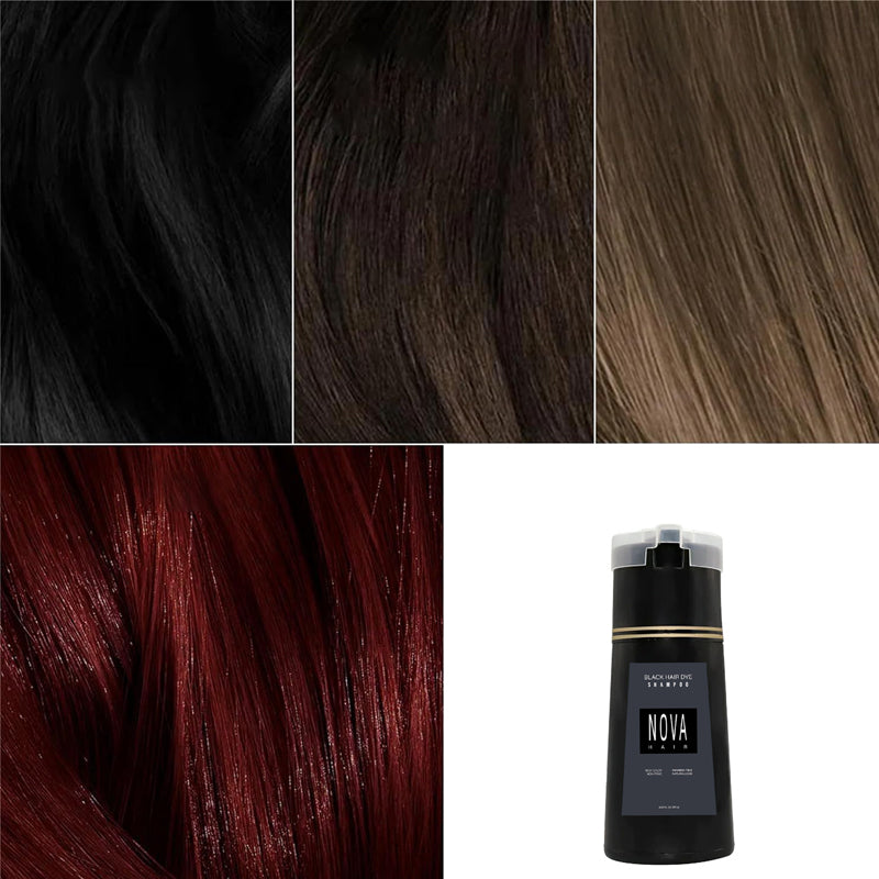 Øjeblikkelig Hårfarveshampoo der Dækker Gråt Hår på 10 Minutter
