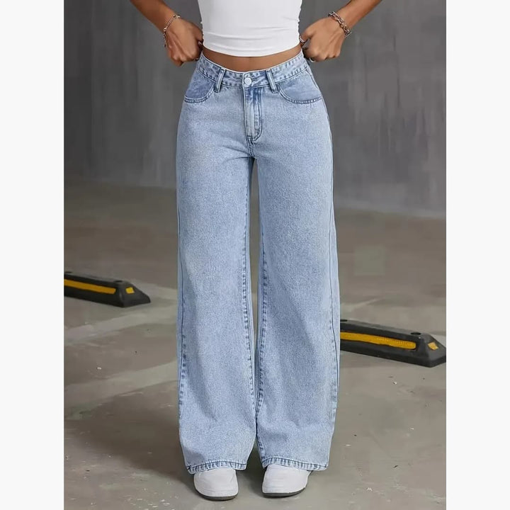 Fanny - Komfortable smale jeans med høy stretch for kvinner