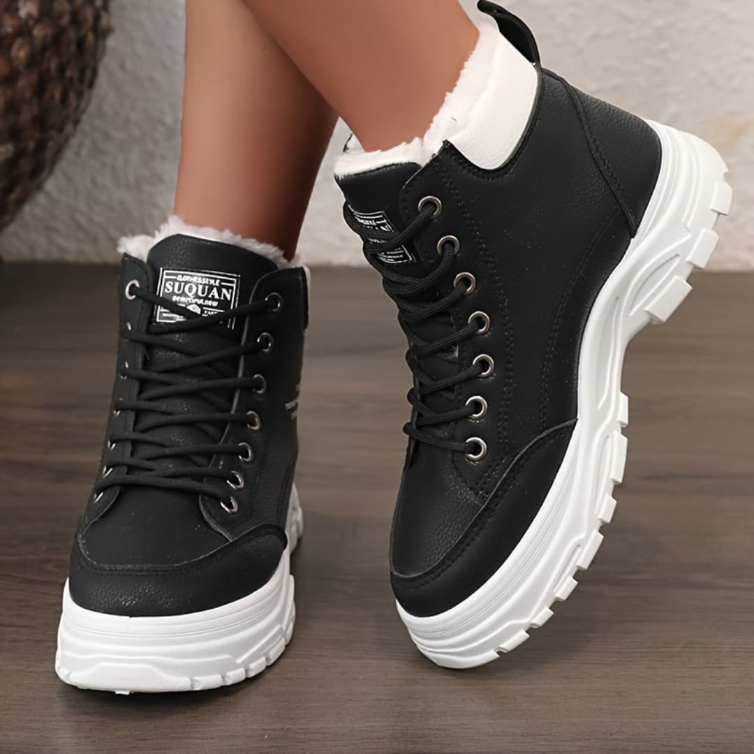 Kvinners Vinter Snøboots Fashion Tykk Såle Sko
