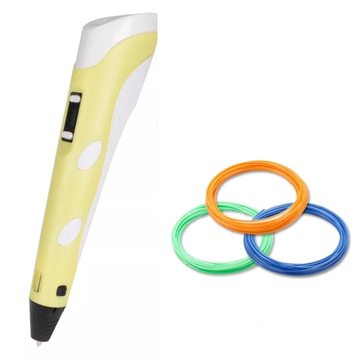 3D Pen med Justerbar Hastighed og Temperaturkontrol