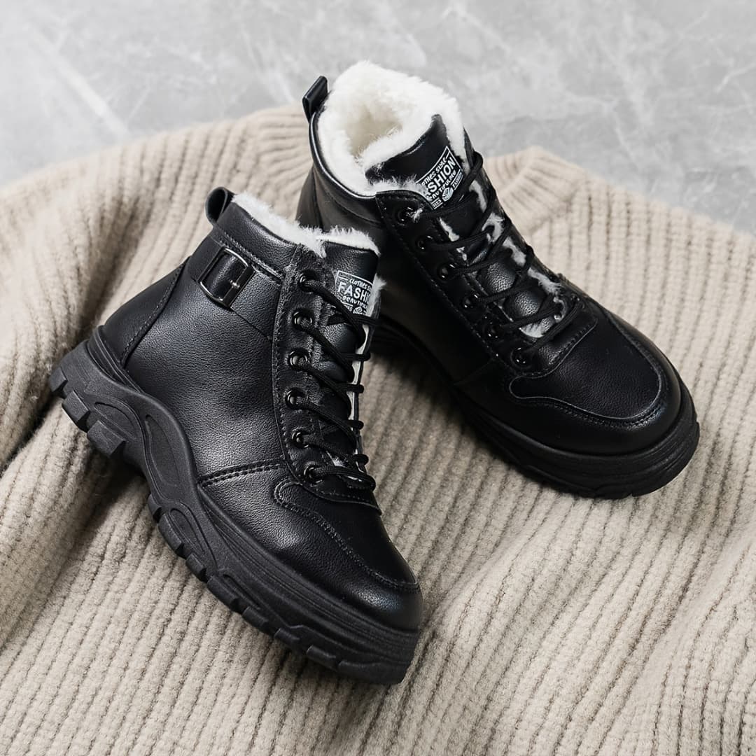 Arctic Elegance Kvinners Vinter Snøboots Vanntette Halkefrie