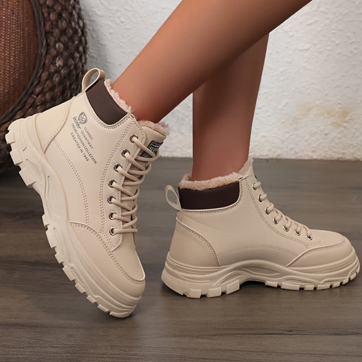 Kvinners Vinter Snøboots Fashion Tykk Såle Sko