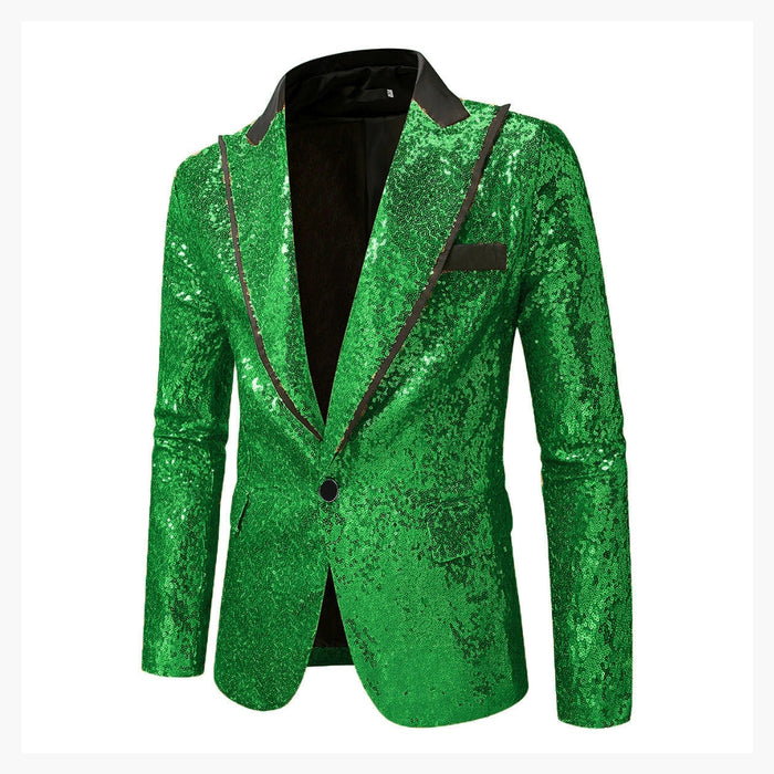 Smokingblazer for menn med satengslag