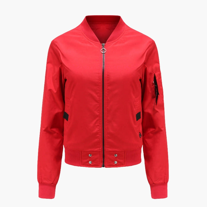 Bomber da donna con tasche pratiche