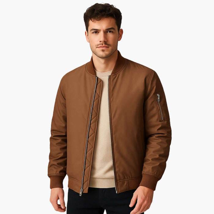 Herren-Bomberjacke mit Tasche am Ärmel