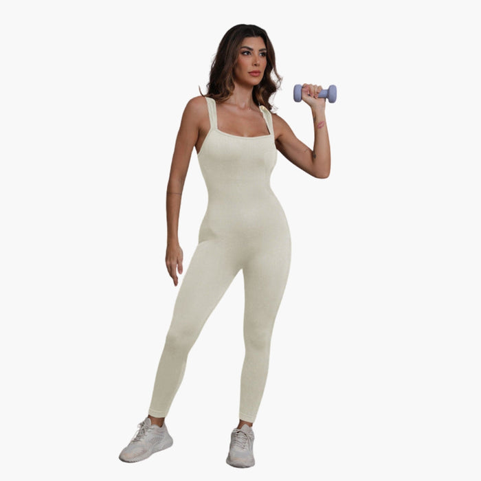 Mono de pantalón para mujer sin mangas y con tirantes anchos