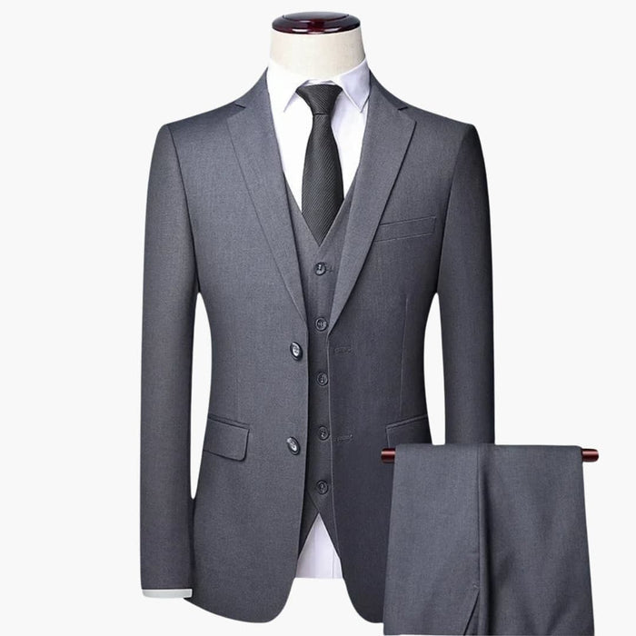 Tredelt herrekostyme med slim fit-jakke