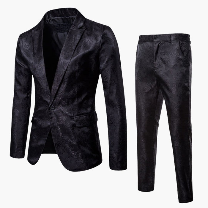 Completo da uomo a due pezzi con giacca con revers