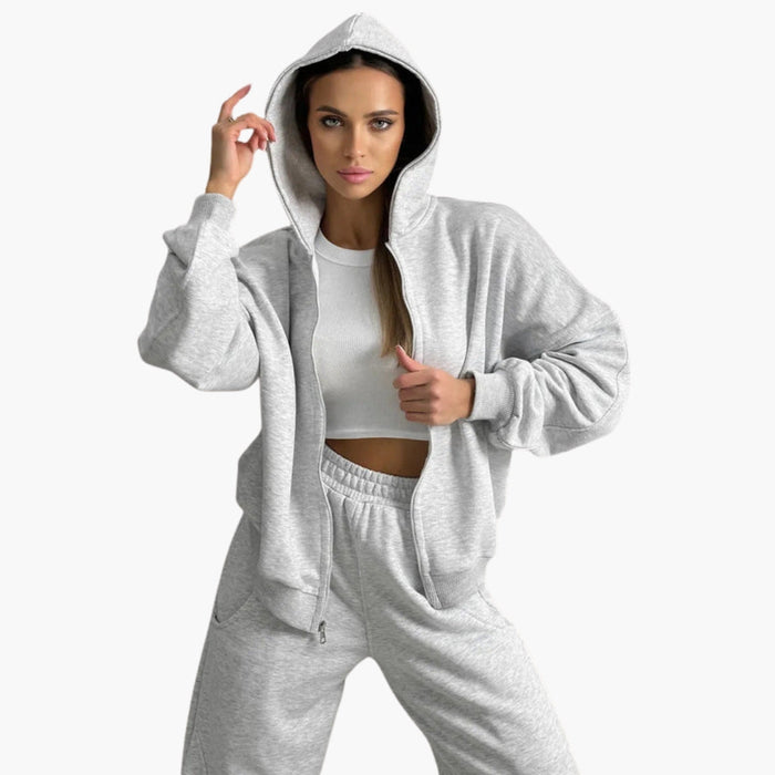 Conjunto deportivo para mujer con sudadera con capucha
