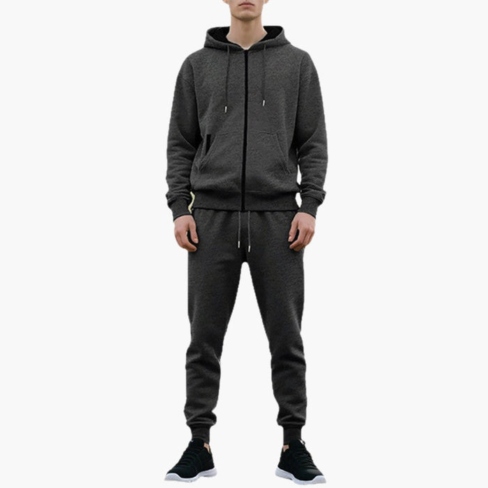 Conjunto de entrenamiento para hombre con capucha ajustable