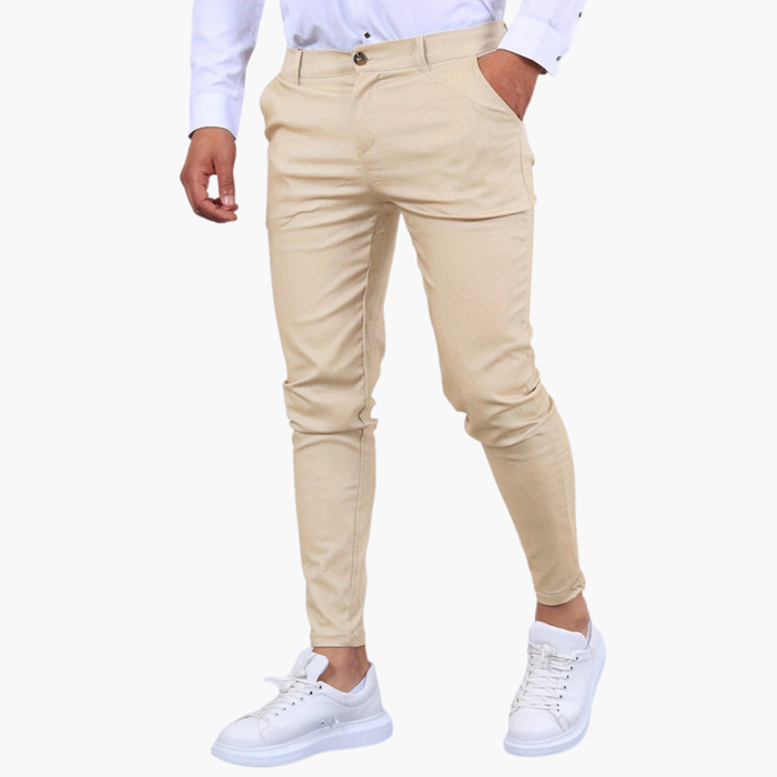 Pantalones elásticos para hombre