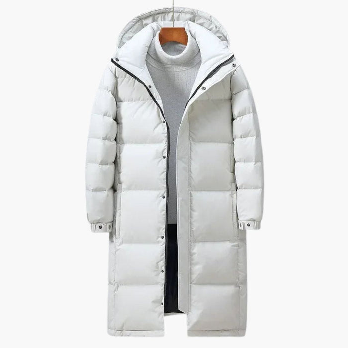 Lang Parka til Mænd med Hætte