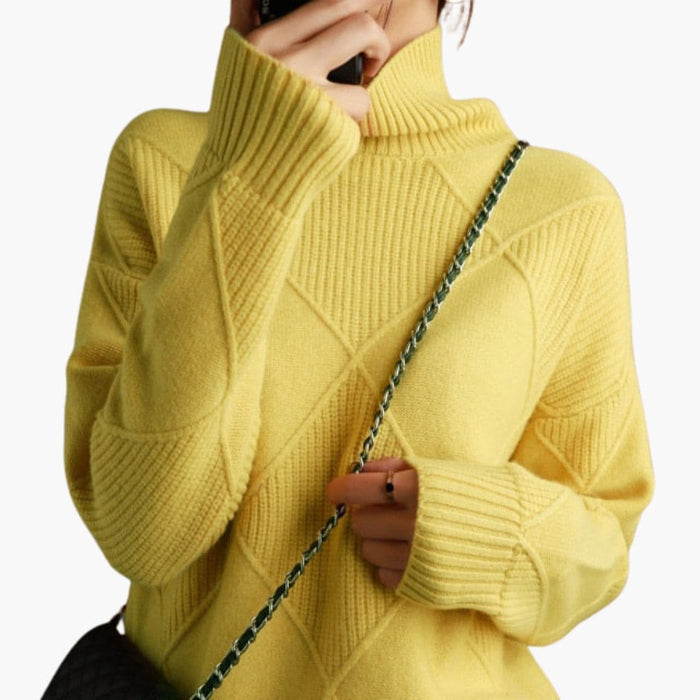 Pullover da donna con motivo geometrico