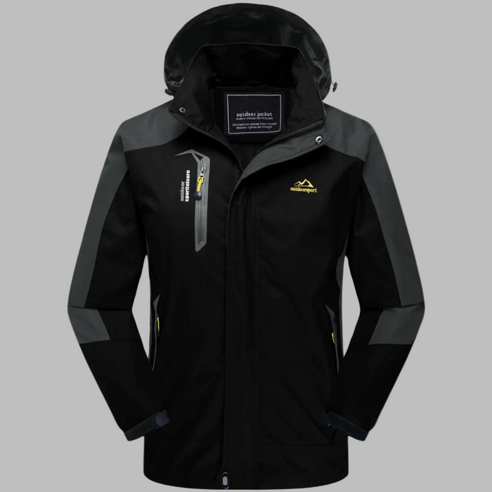 Chaqueta impermeable con capucha para actividades al aire libre