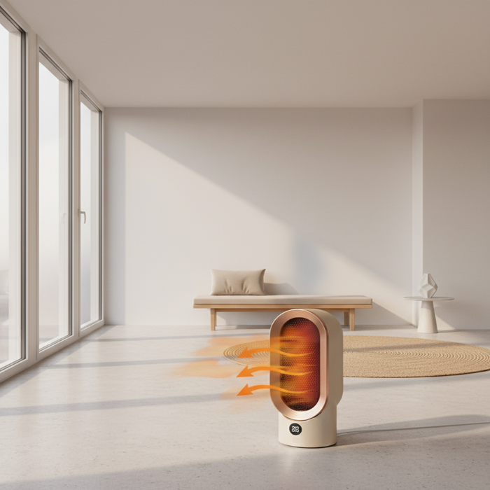 Calienta eficazmente las habitaciones frías