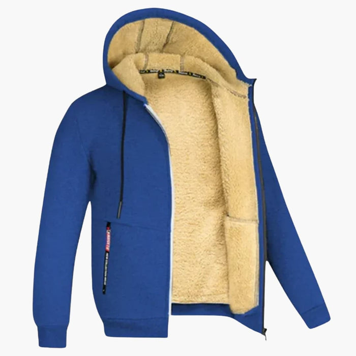 Herren-Kapuzenjacke mit Reißverschluss