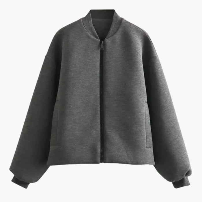 Giacca bomber da donna con cerniera