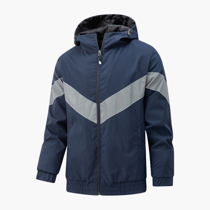 Veste à capuche pour homme avec fermeture éclair