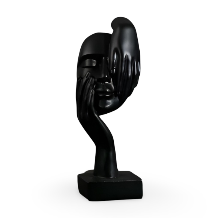 Abstrakt Tenker Skulptur for Moderne Hjem