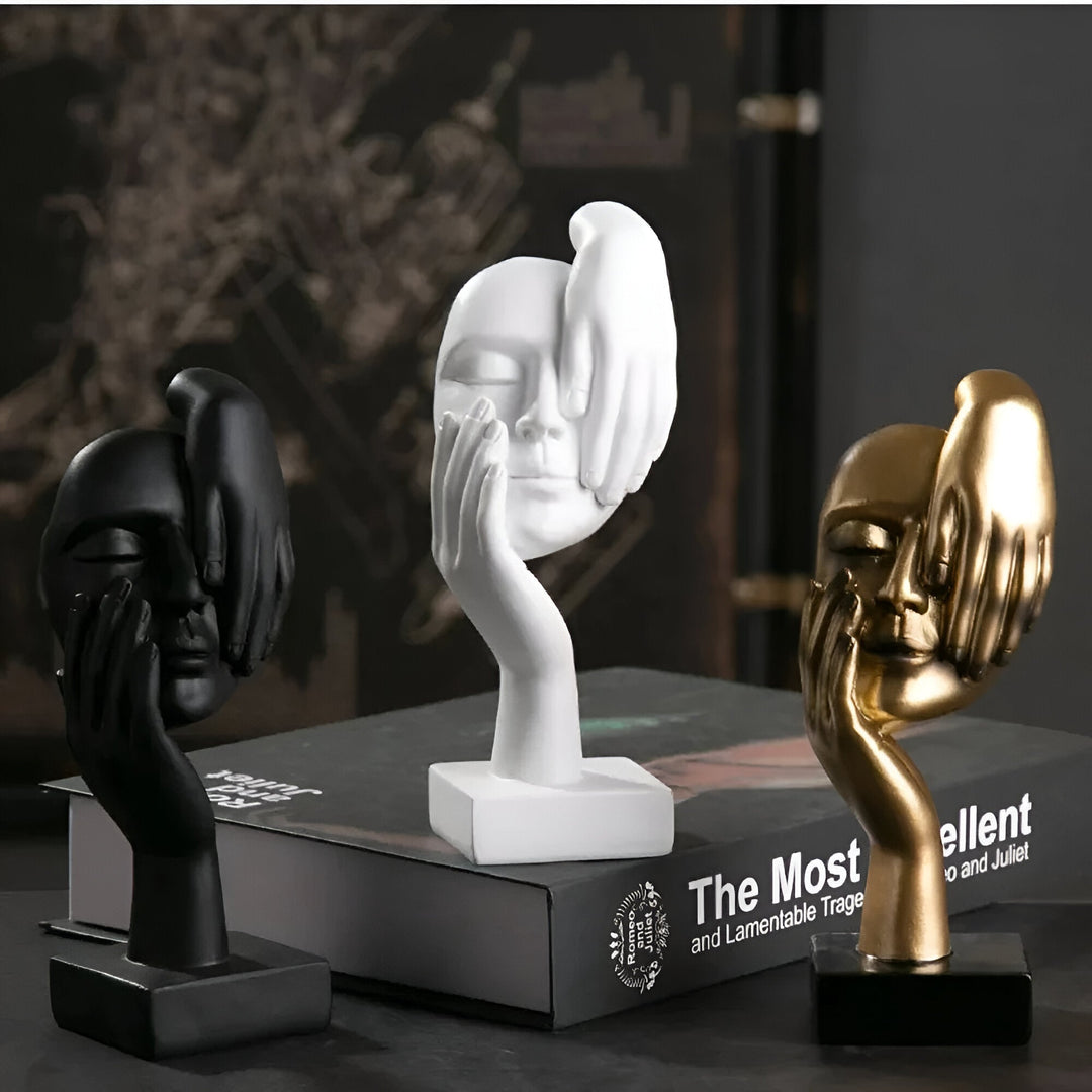 Abstrakt Tenker Skulptur for Moderne Hjem