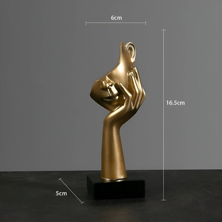 Abstrakt Tenker Skulptur for Moderne Hjem