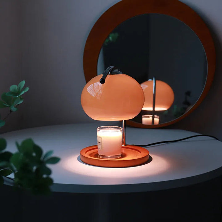 Aromalampe i Glass med Justerbar Lysstyrke for Hjemmet
