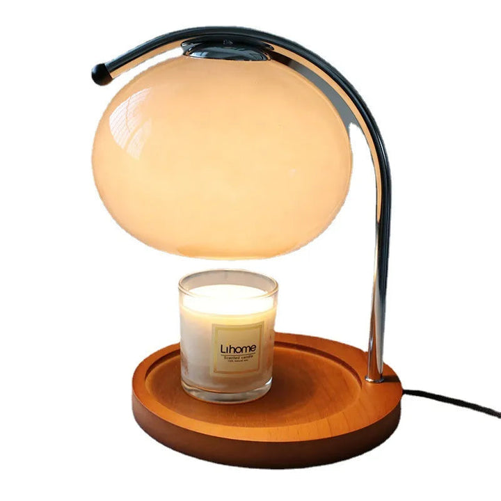 Aromalampe i Glass med Justerbar Lysstyrke for Hjemmet