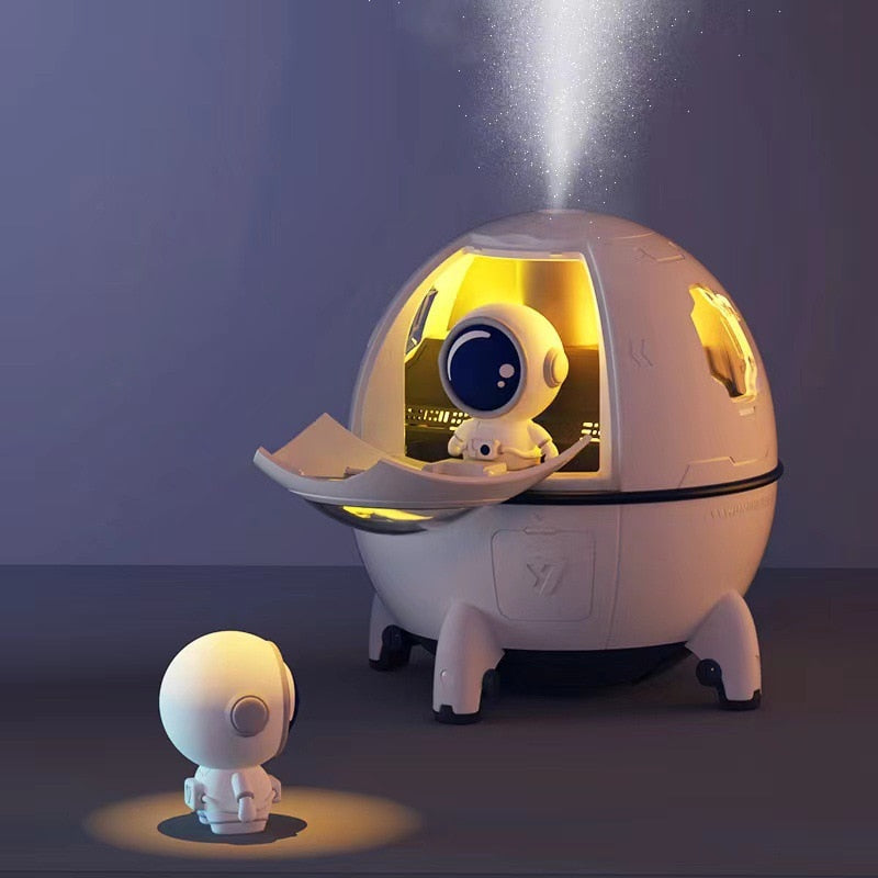 Astronaut Luftfukter med Nattlampe og Aroma Diffuser