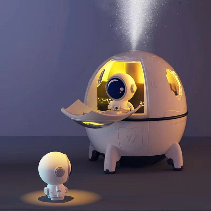 Astronaut Luftfukter med Nattlampe og Aroma Diffuser