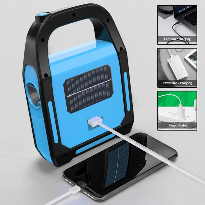 Utendørs Bærbar Campinglanterne med USB &amp; Powerbank Funksjon