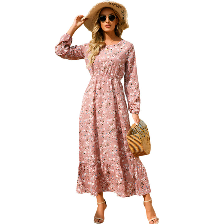 Bohemsk Maxikjole i Chiffon for Kvinner - Elegant og Komfortabel