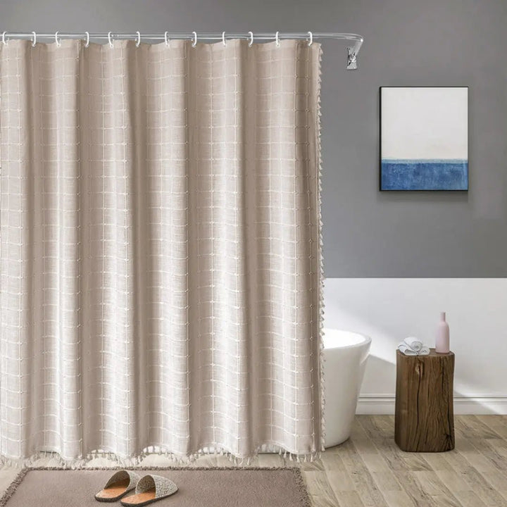 Boho Dusjforheng for Kvinner med Dusker – Elegant Badestil