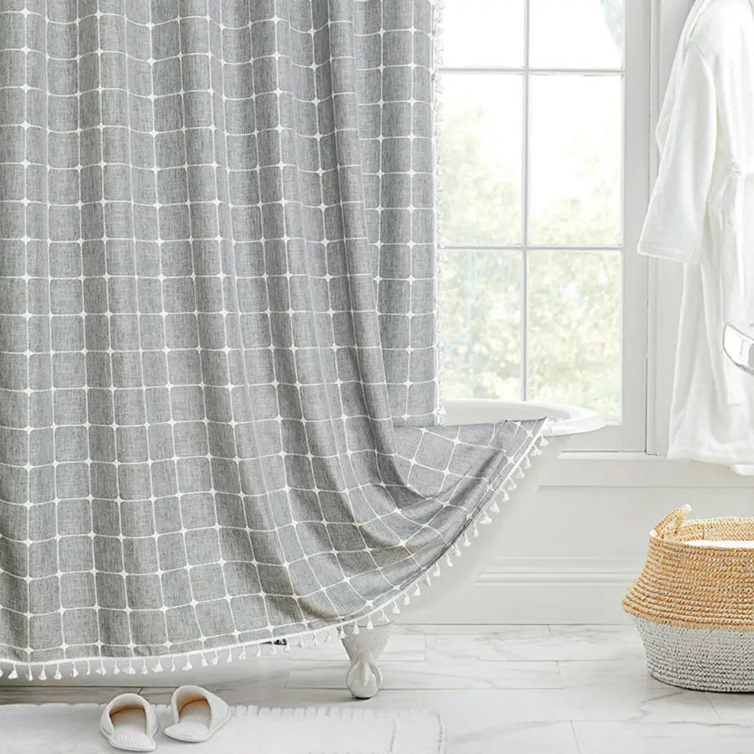 Boho Dusjforheng for Kvinner med Dusker – Elegant Badestil