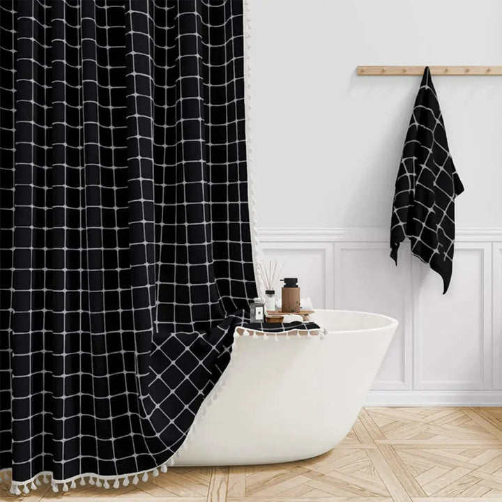 Boho Dusjforheng for Kvinner med Dusker – Elegant Badestil