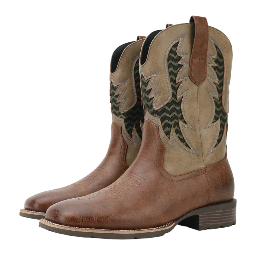Herre Cowboy Boots Vintage Stil – Tidløs Eleganse