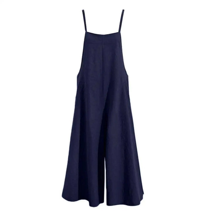 Dame Jumpsuit Løs &amp; Ermeløs – Perfekt Sommerkomfort