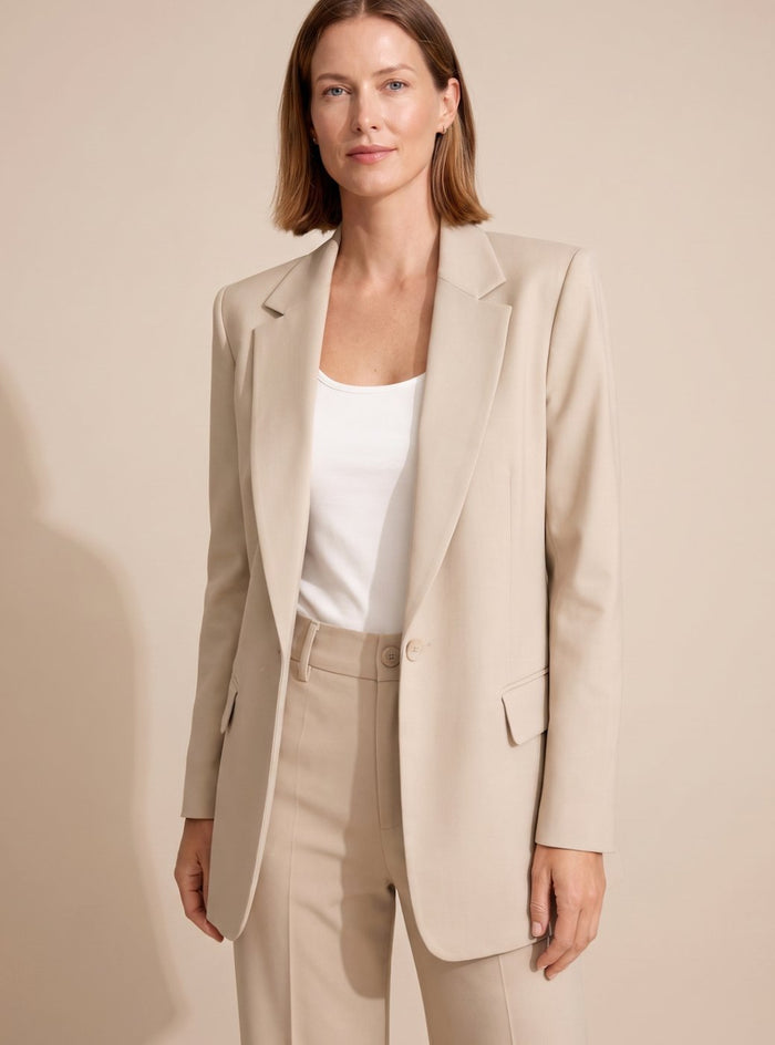 Ensemble blazer pour femme avec pantalon bootcut pour le bureau