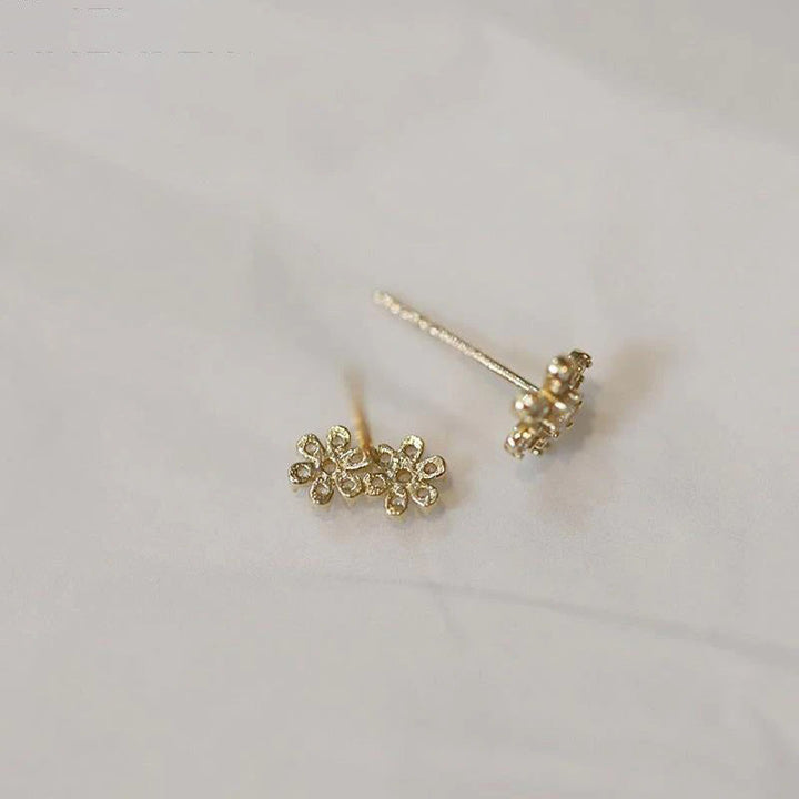 Kvinner Delikate Blomster Øredobber med Glitrende Zirconia