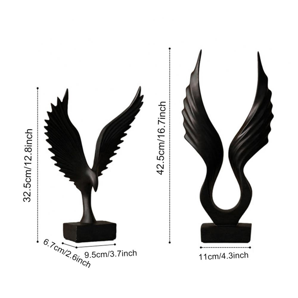 Englevinge Skulptur for Hjemmedekorasjon