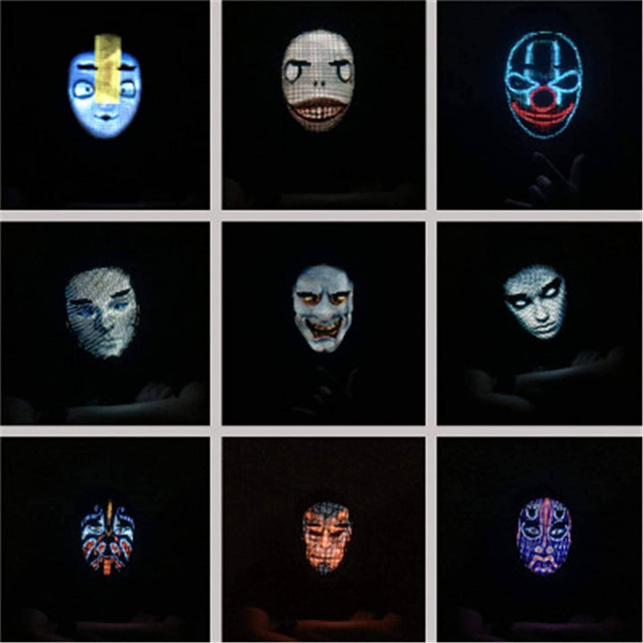 Avansert Halloween LED-maske med Bluetooth-kontroll