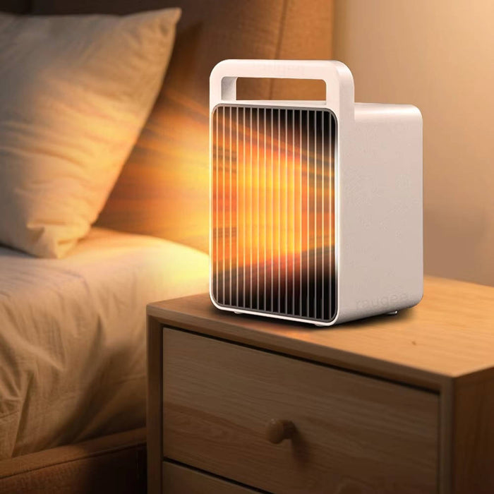 Pequeño calefactor eléctrico portátil de 600 W para habitaciones con calentamiento rápido