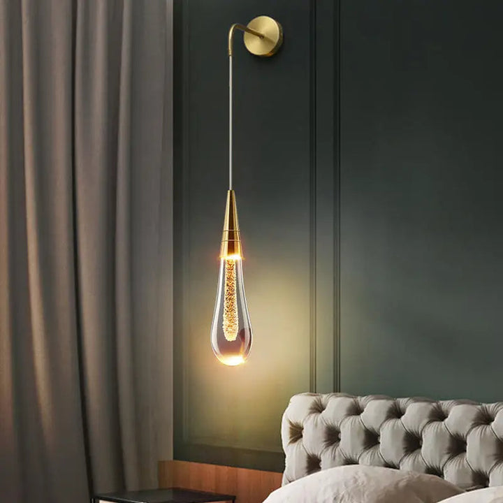 Dråpeformet Vegglampe for Hjemmet med Varm Glød