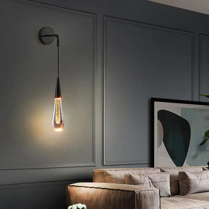 Dråpeformet Vegglampe for Hjemmet med Varm Glød