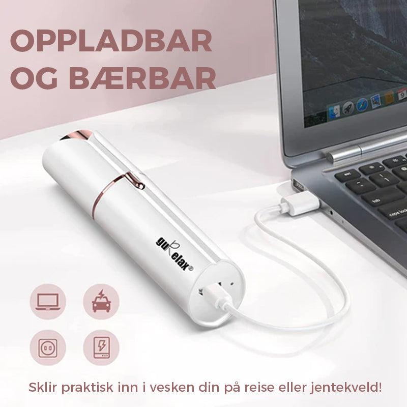Dame Ansigtshårfjerner med USB-opladning og Læbestiftdesign